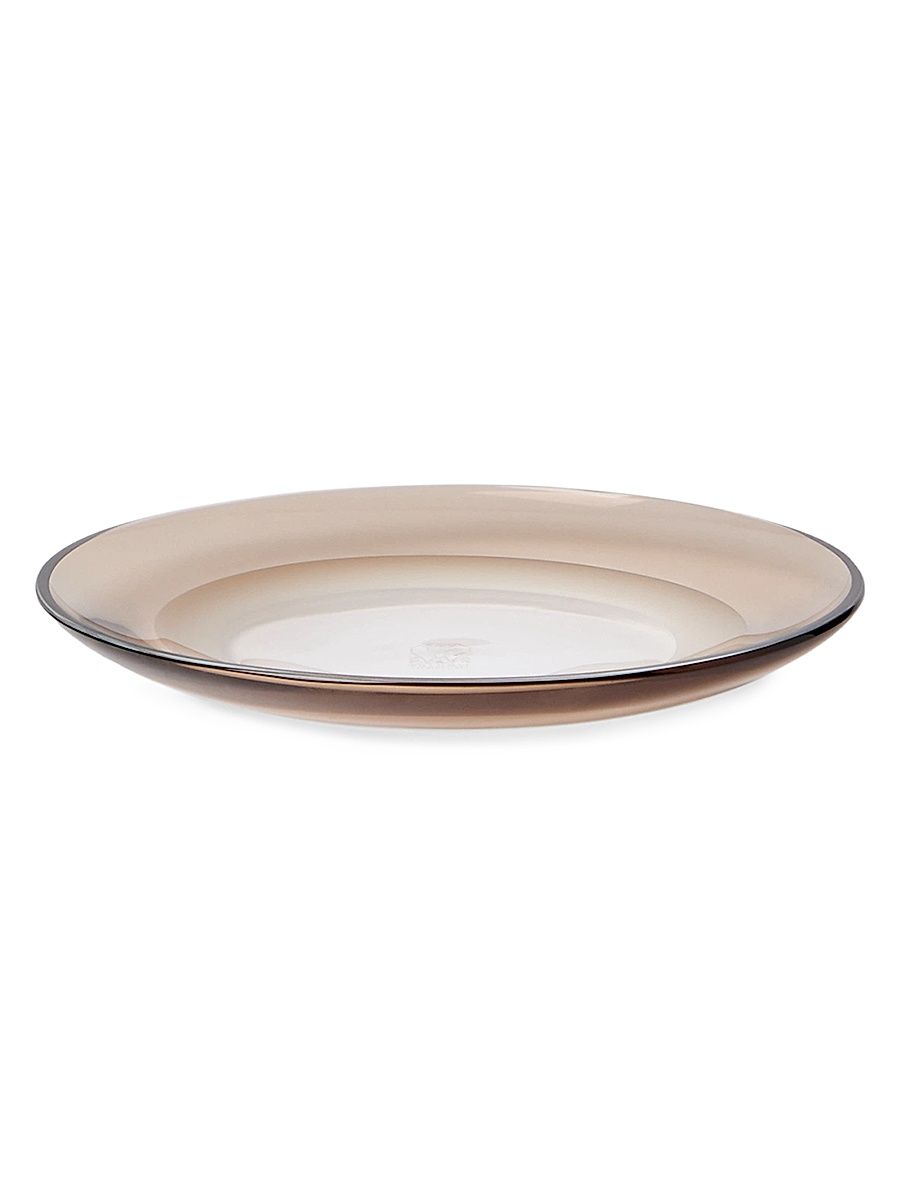 Murano Glass Bread Plate - Natural