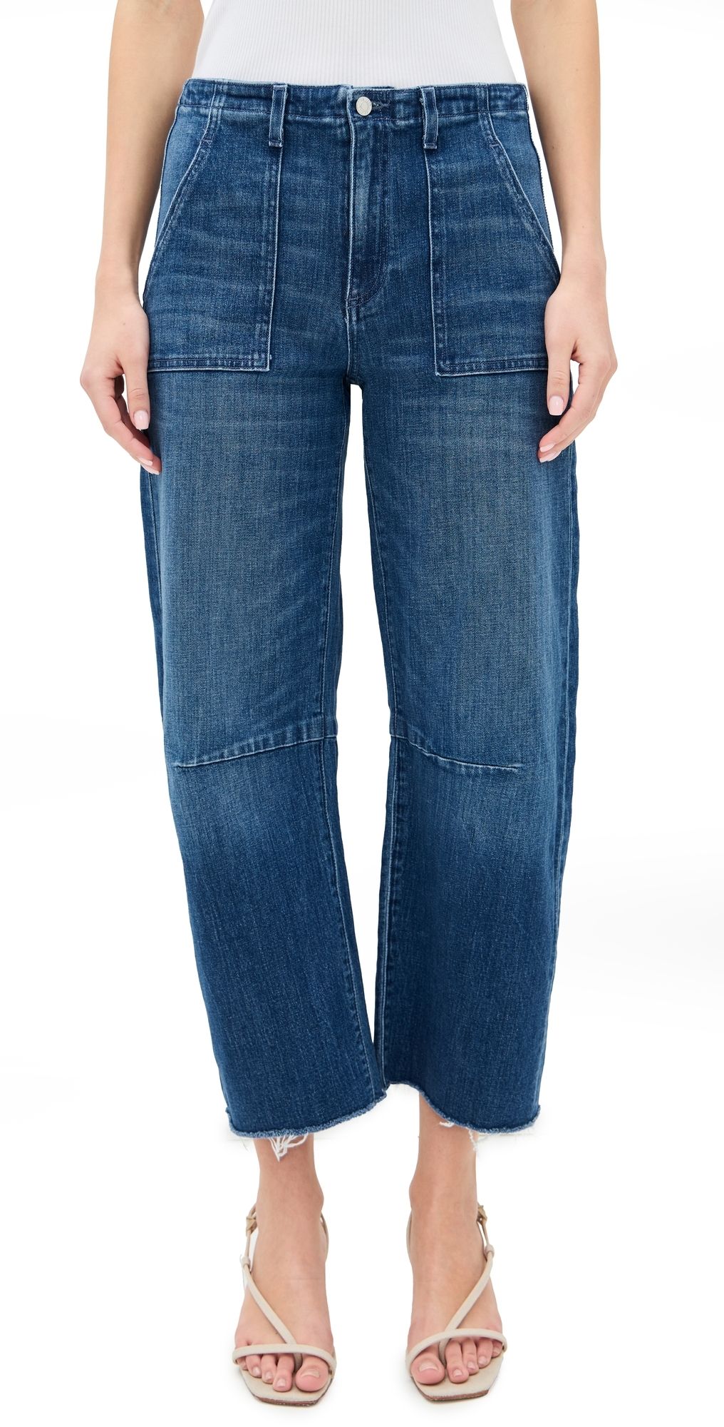 LE JEAN Utility Soft Barrel Jeans London Calling 28