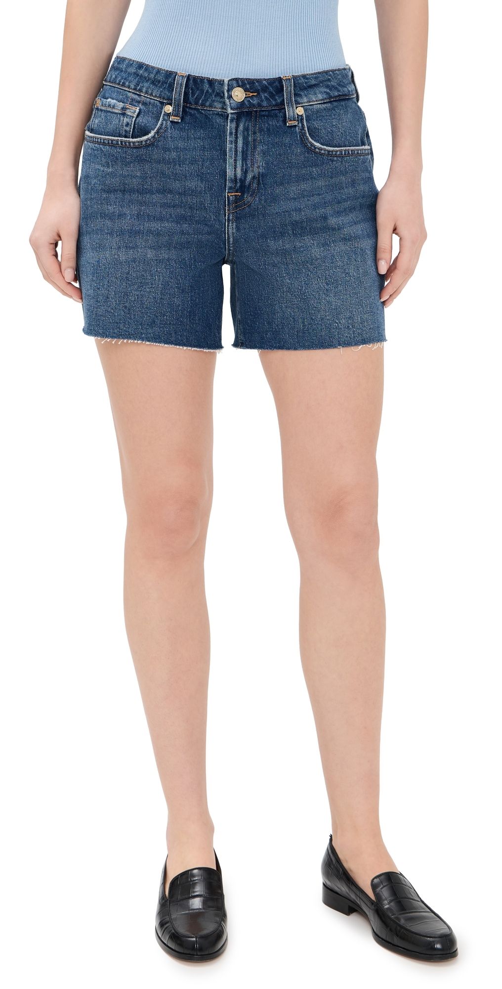 7 For All Mankind Monroe Long Shorts Explorer 33
