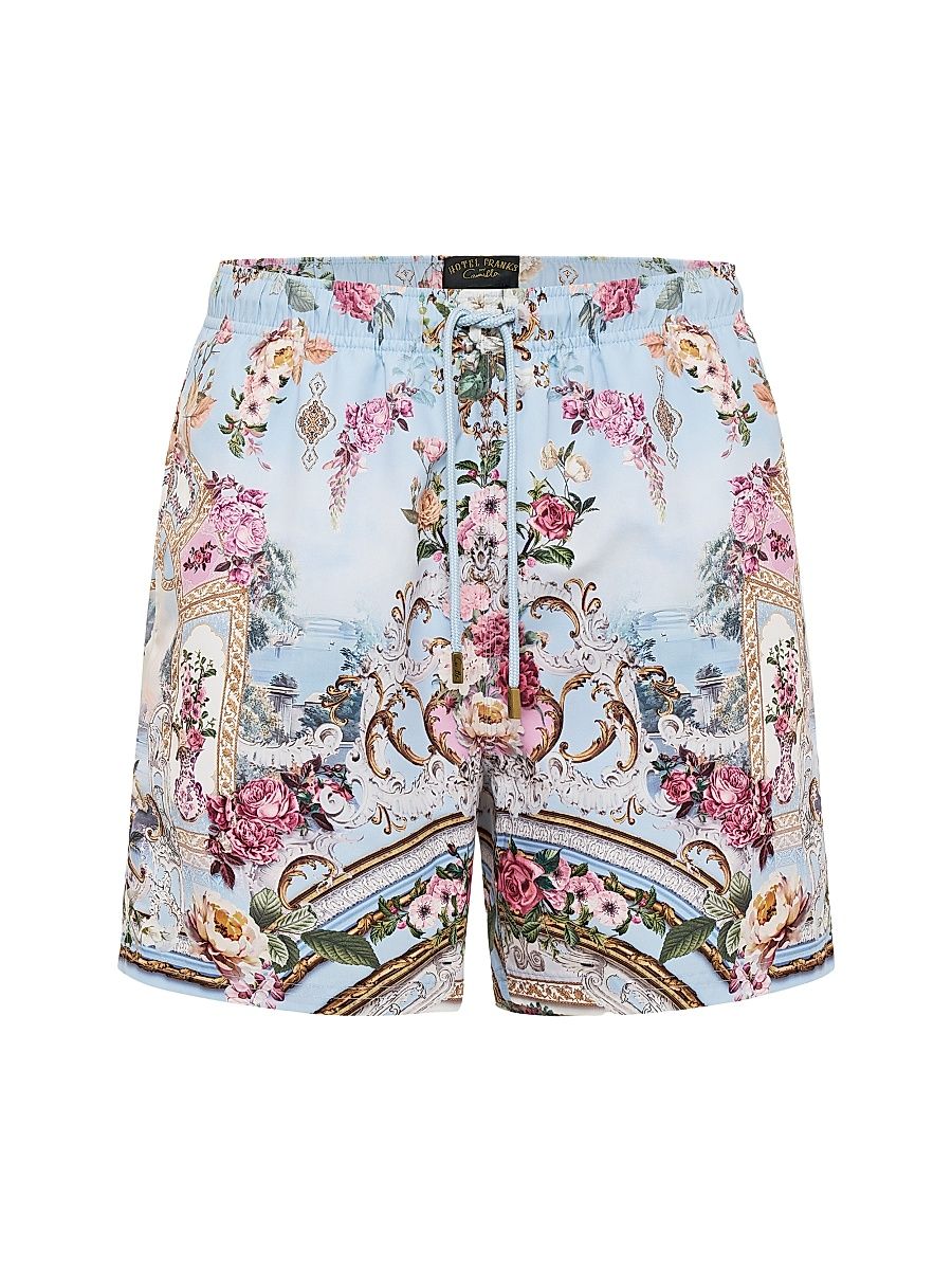 Men's Tiled In Time Floral Board Shorts - Tiled In Time - Size Small