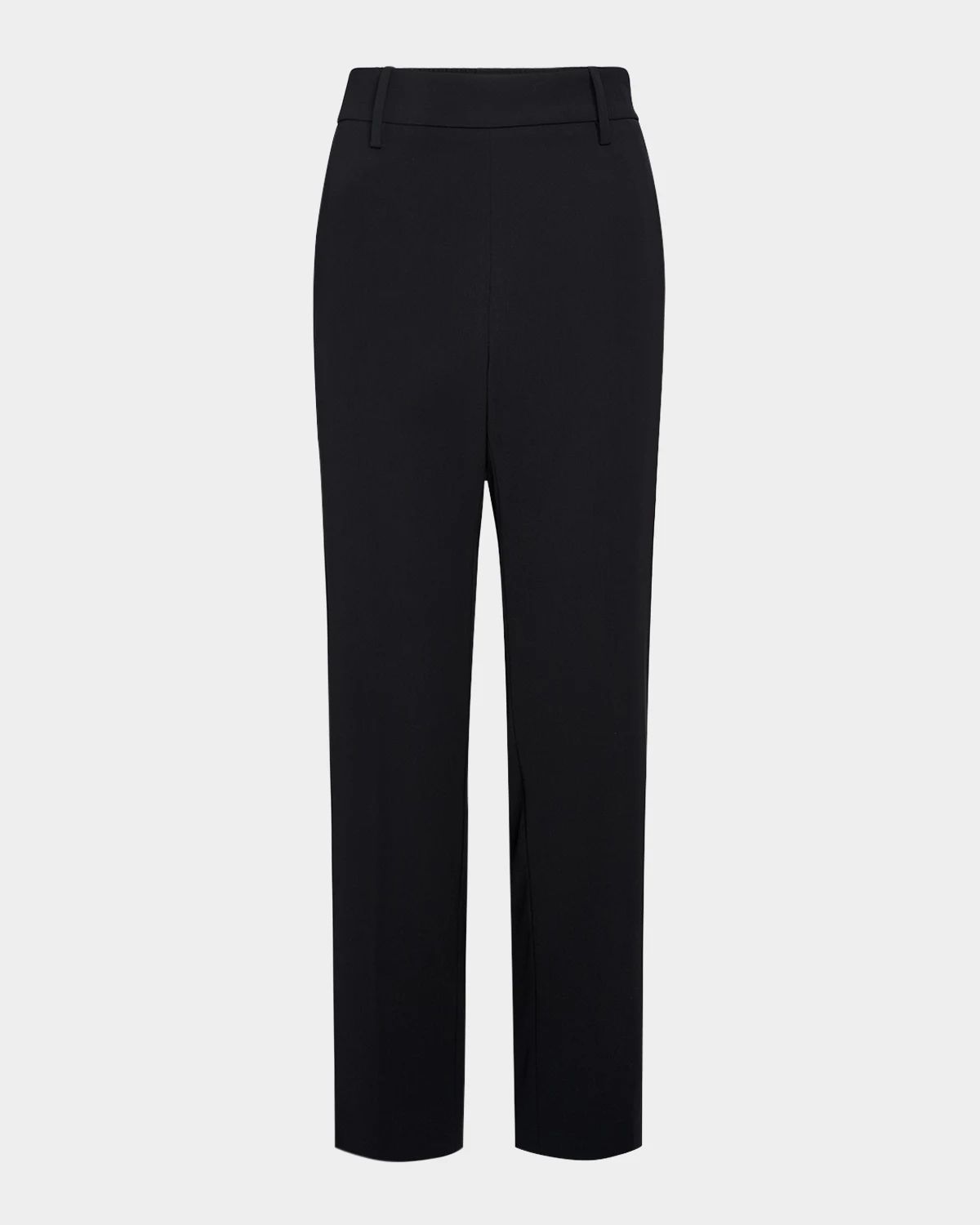 Mid-Rise Tapered Pull-On Pants