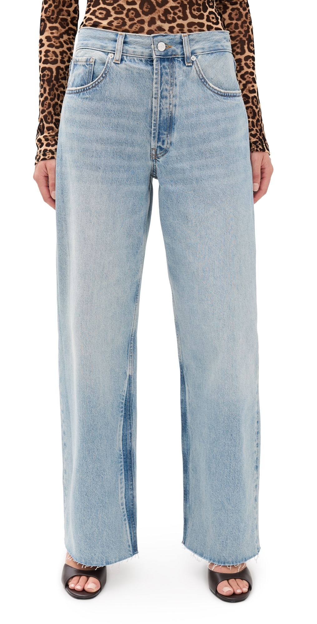 ANINE BING Manon Jeans Light Blue 27