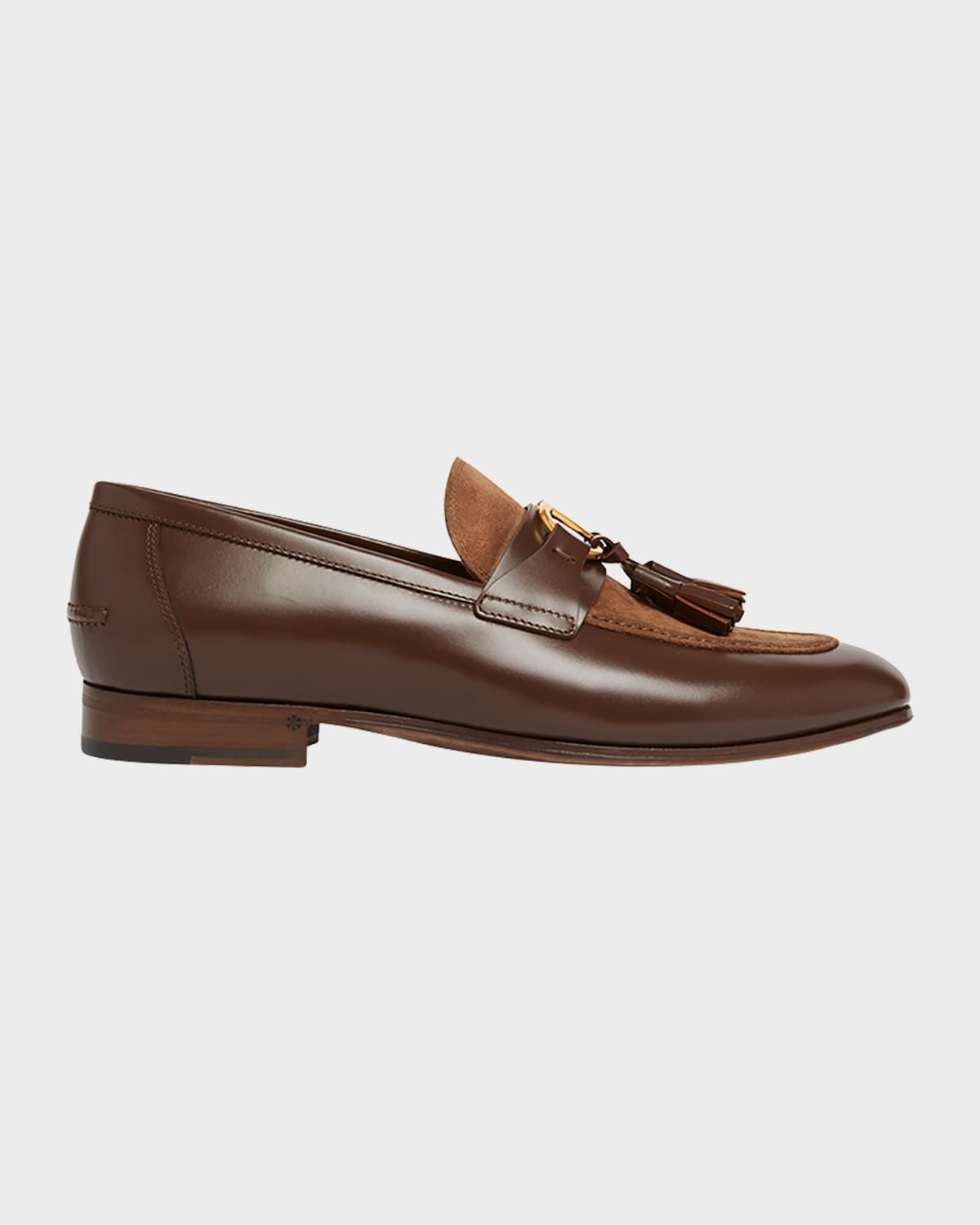 Men & apos;s Vaniteux VLogo Leather & Suede Tassel Loafers