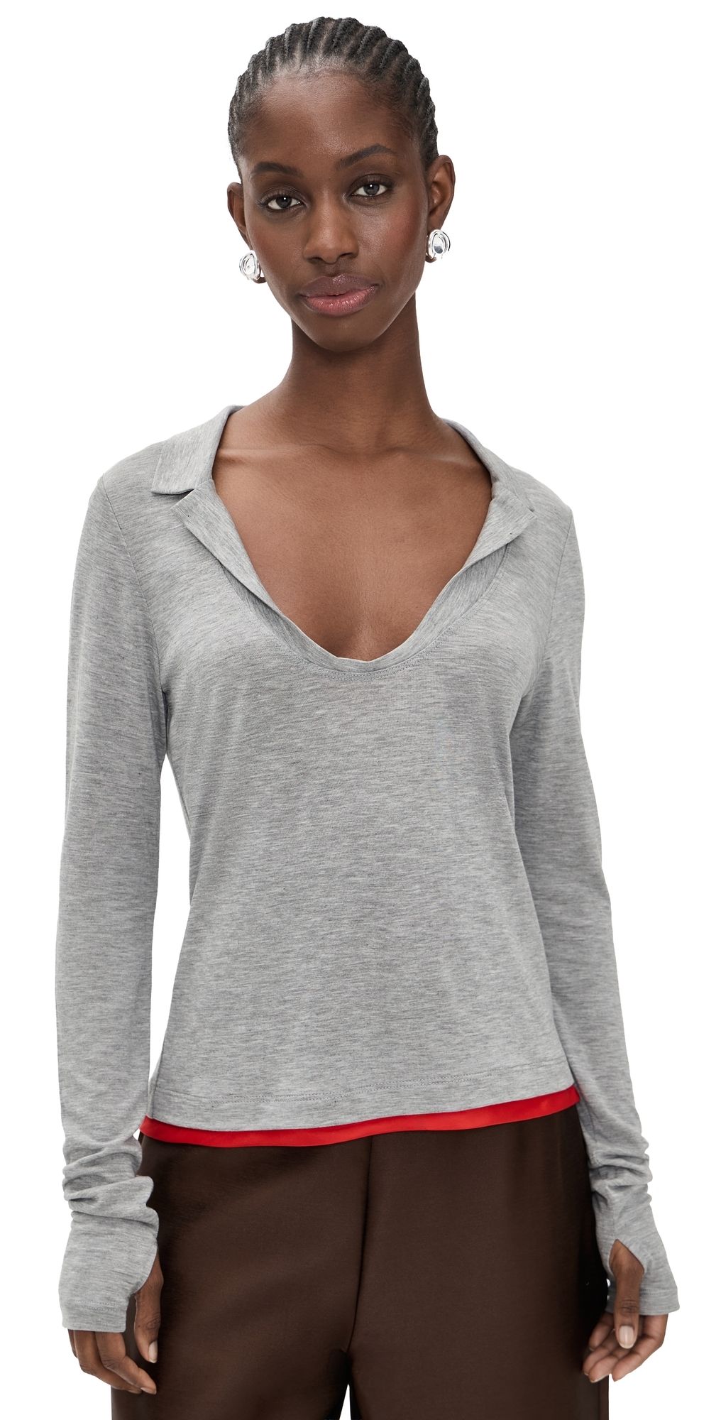 Rachel Comey Houston Polo Grey Melange XL