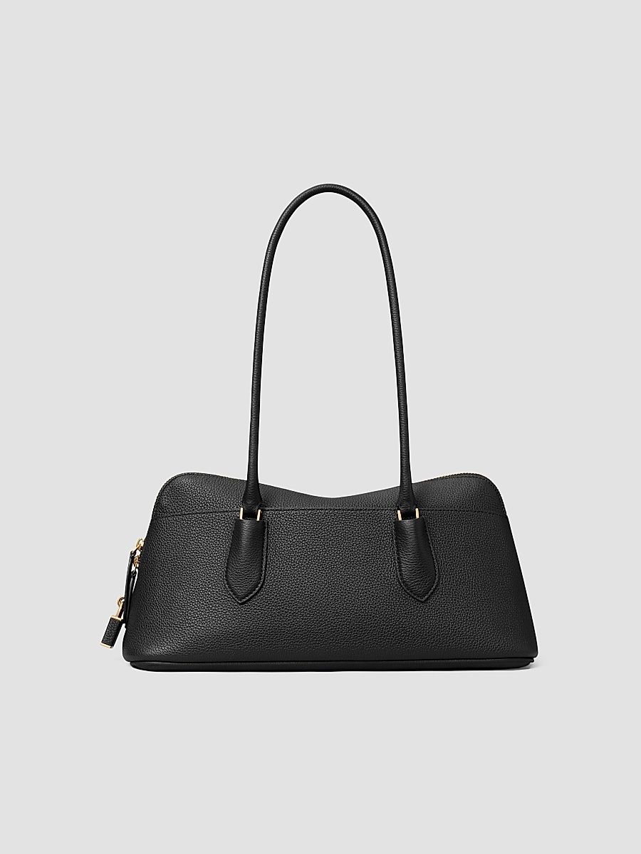 Tory Burch Women's Lock East-West Satchel - Black