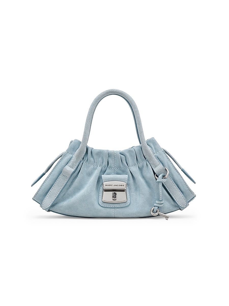 Women's The Suede Cristina Small Satchel - Blue Mist