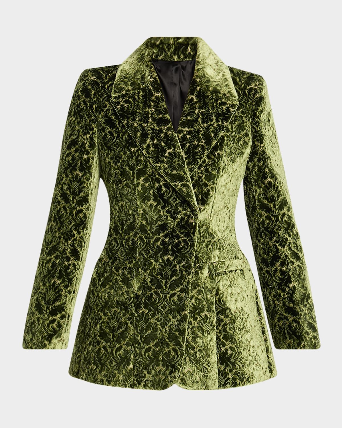 Virginia Baroque Velvet Double-Breasted Jacket