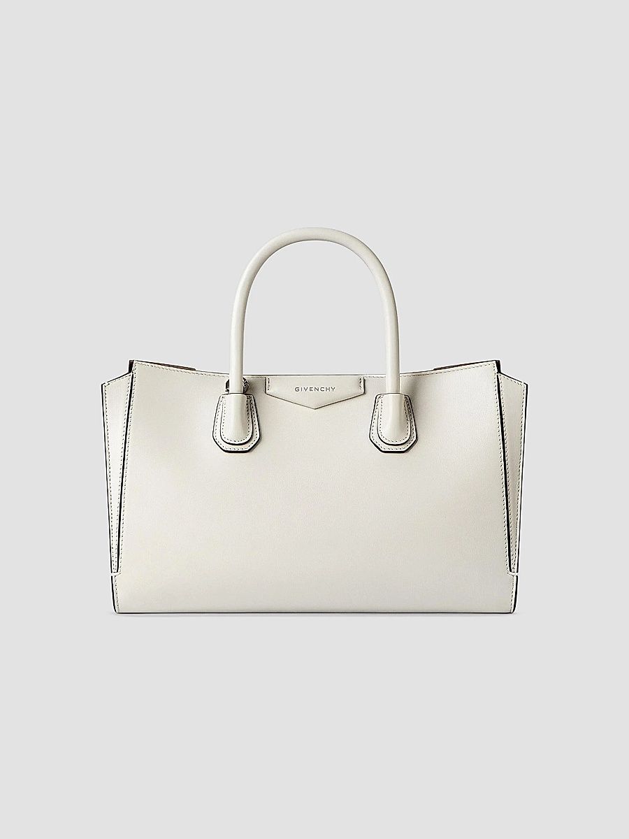 Givenchy Women's Small Antigona Catchall Top Handle Bag - Chalk White