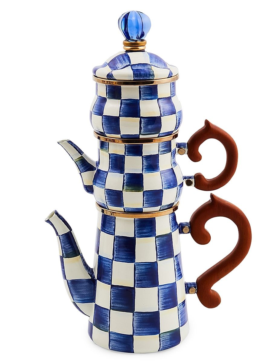 Royal Check Stackable Coffee Set