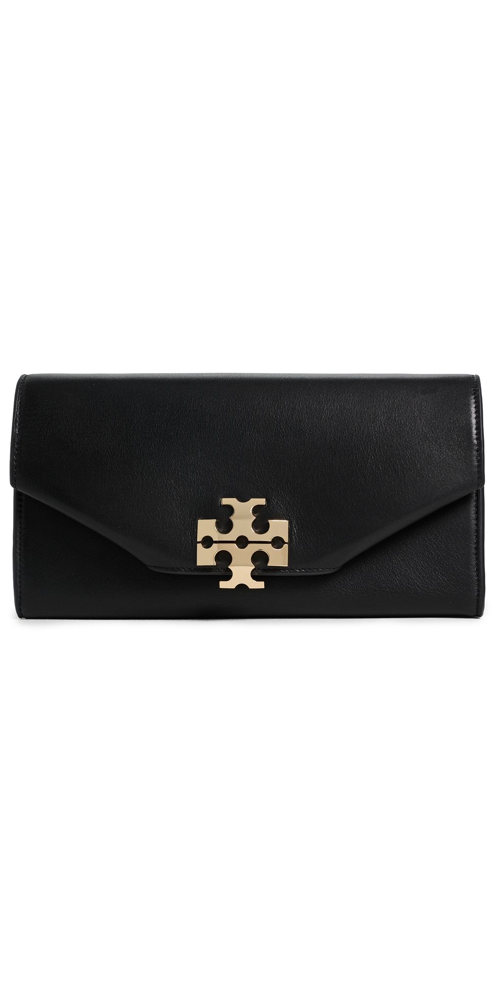 Tory Burch Charlie Envelope Clutch Black One Size