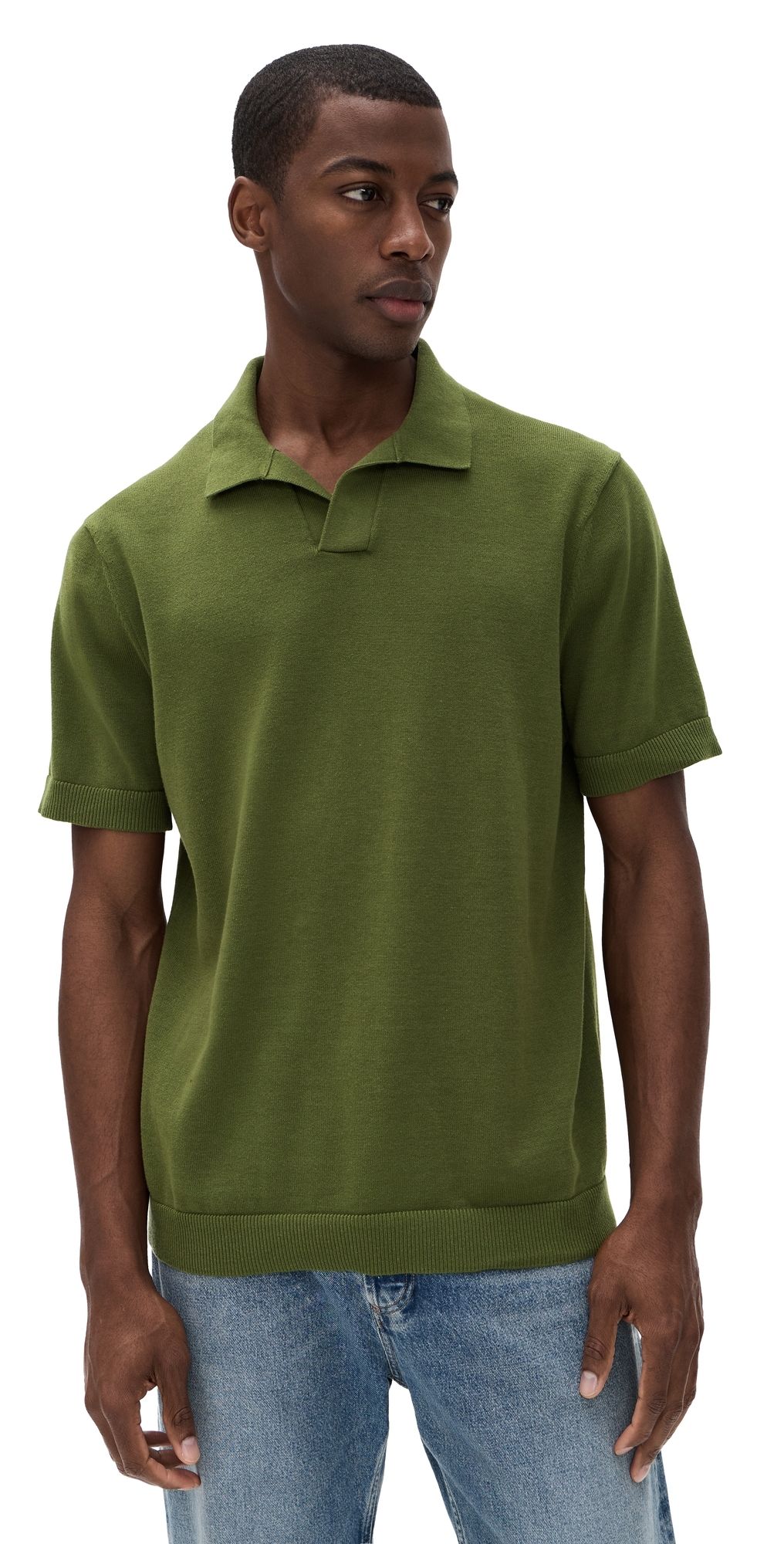 Katin Sherman Knit Polo Shirt Olive XXL