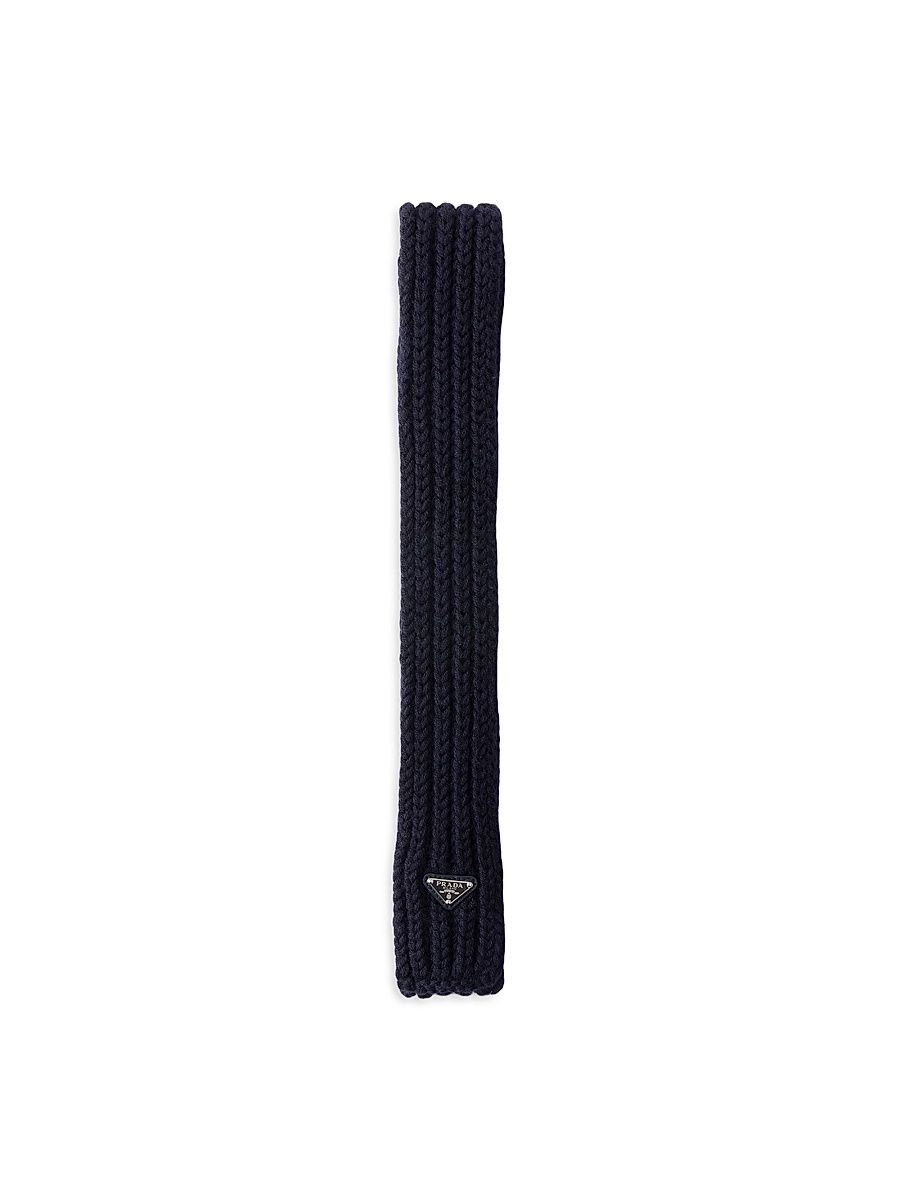 Men's Wool Scarf - Blue