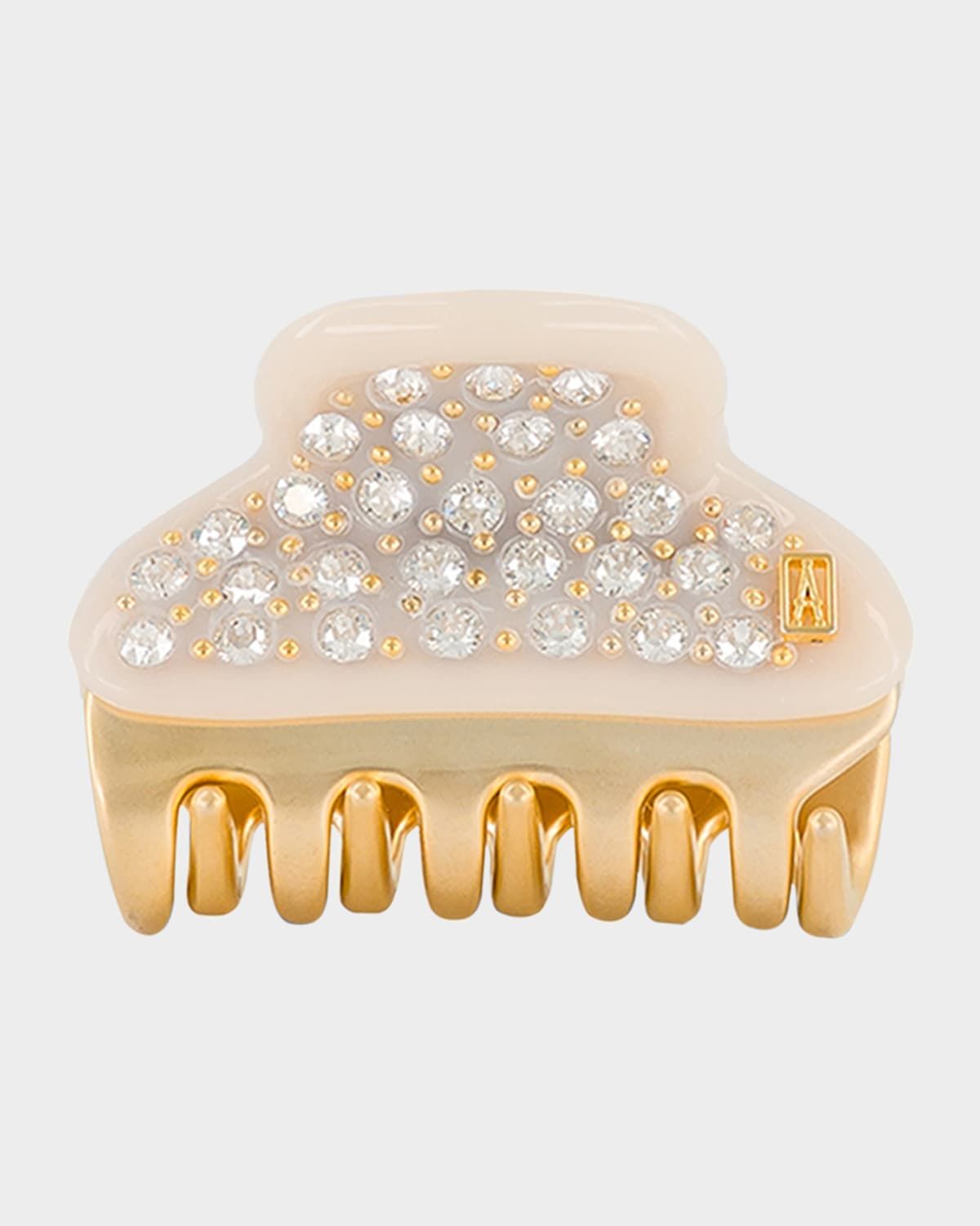 Crystal Acetate Claw Clip