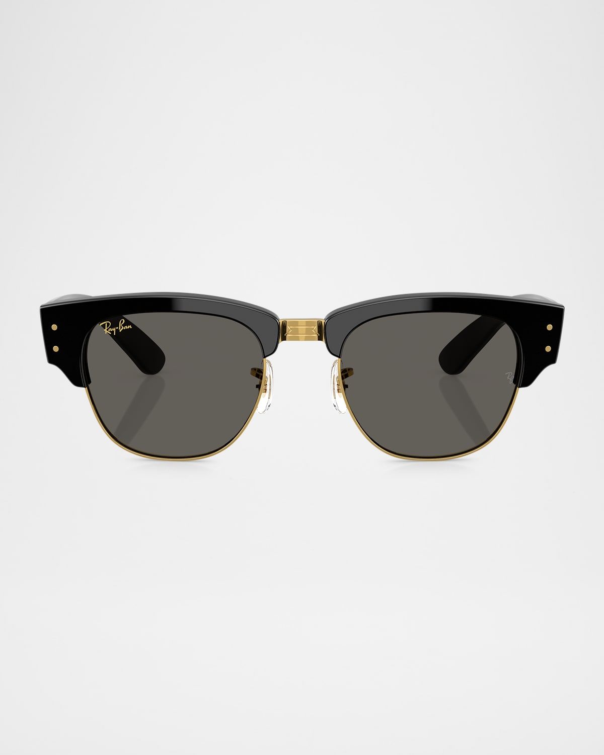 Men & apos;s RB0316S Mega Clubmaster A$AP ROCKY Blacked Out Collection Square Sunglasses