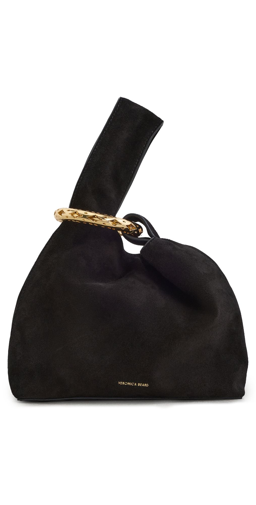 Veronica Beard Suede Swing Bag Black One Size