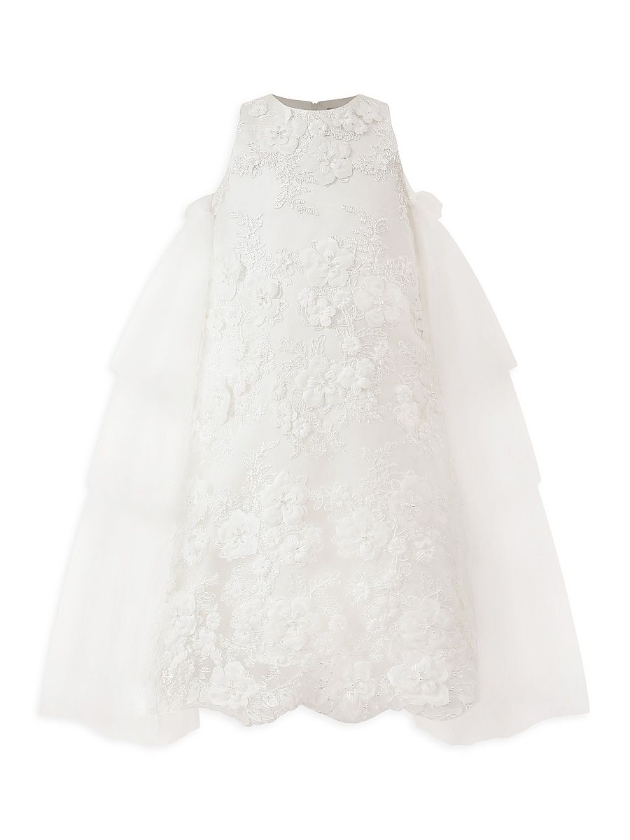 Little Girl's & Girl's Zeloria Dress - White - Size 10