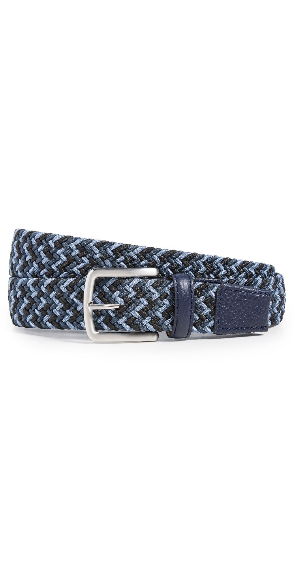 Faherty Stretch Woven Belt Blue Multi S