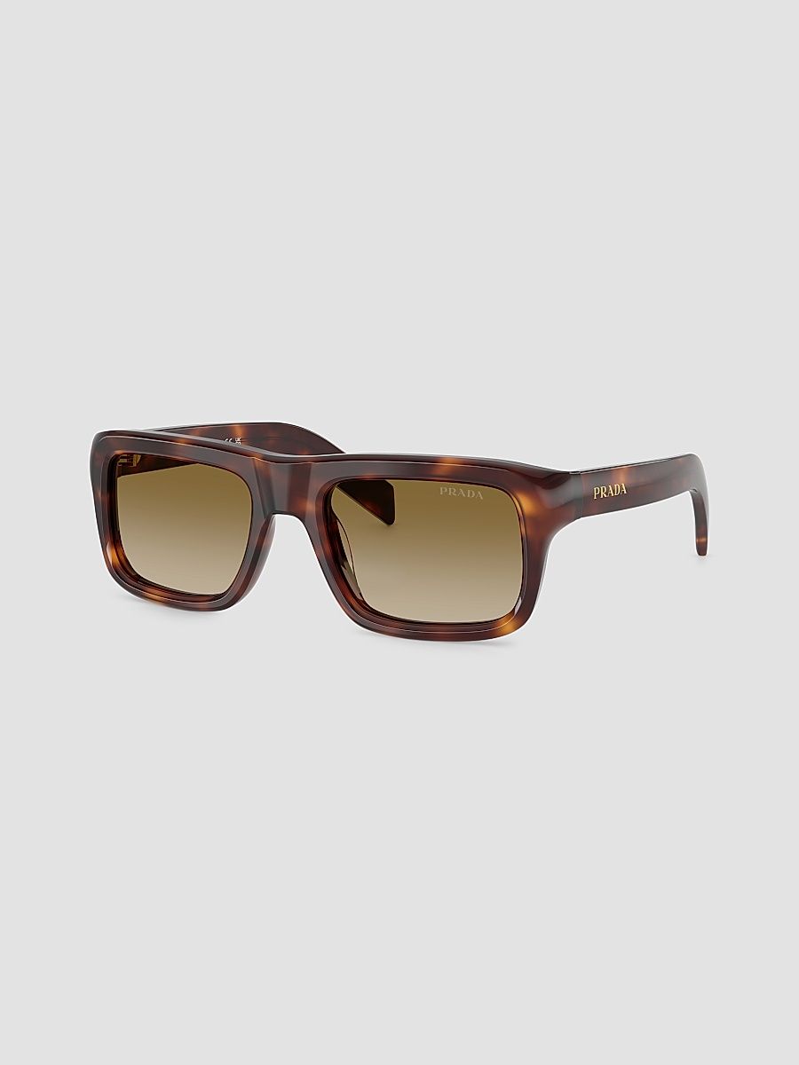 Men's D11SF Rectangular Sunglasses - Brown