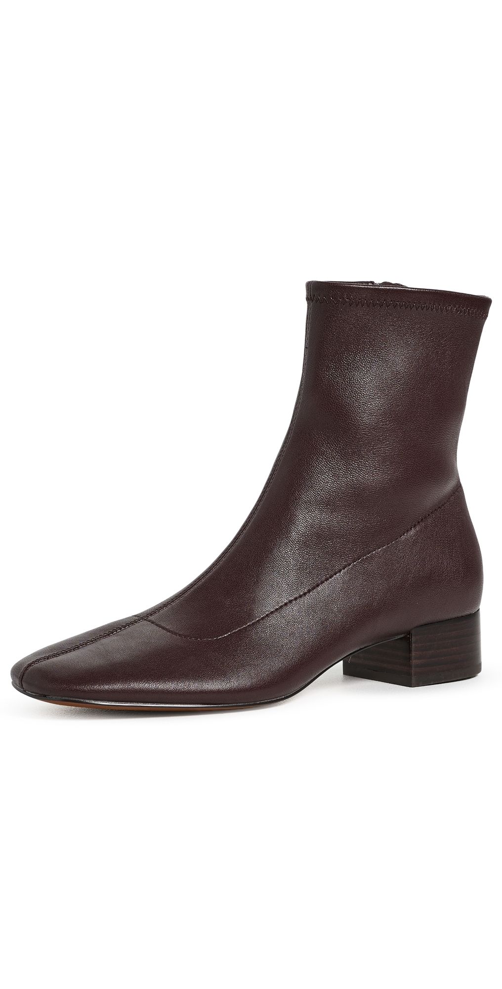 Madewell Paisley Center Seam Glove Booties Oxblood 9.5