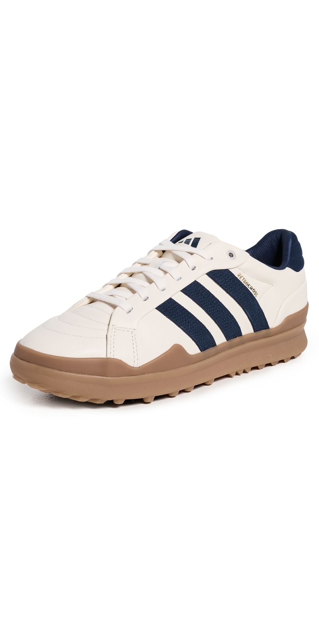Adidas Golf Retrocross Gripmore Golf Shoes White/Collegiate Navy/Gum4 12