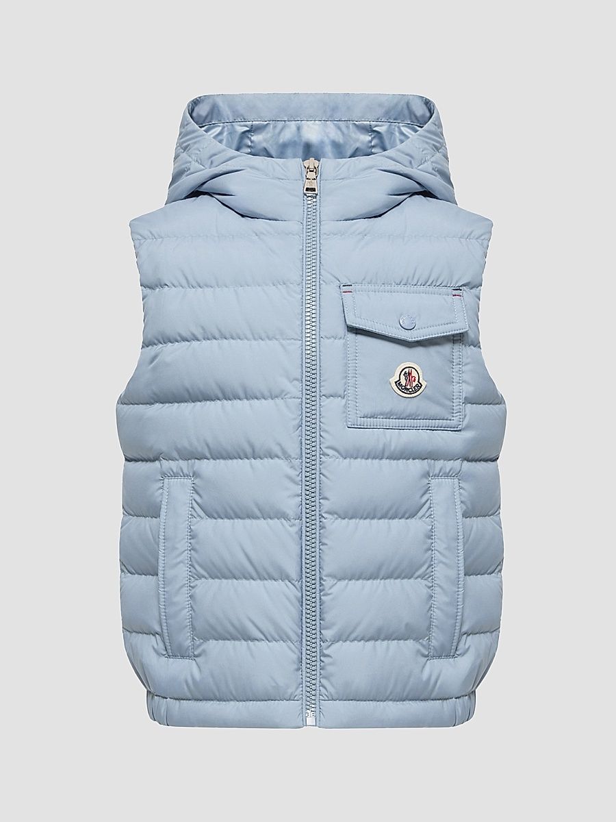 Little Boy's & Boy's Wystan Puffer Vest - Light Blue - Size 14