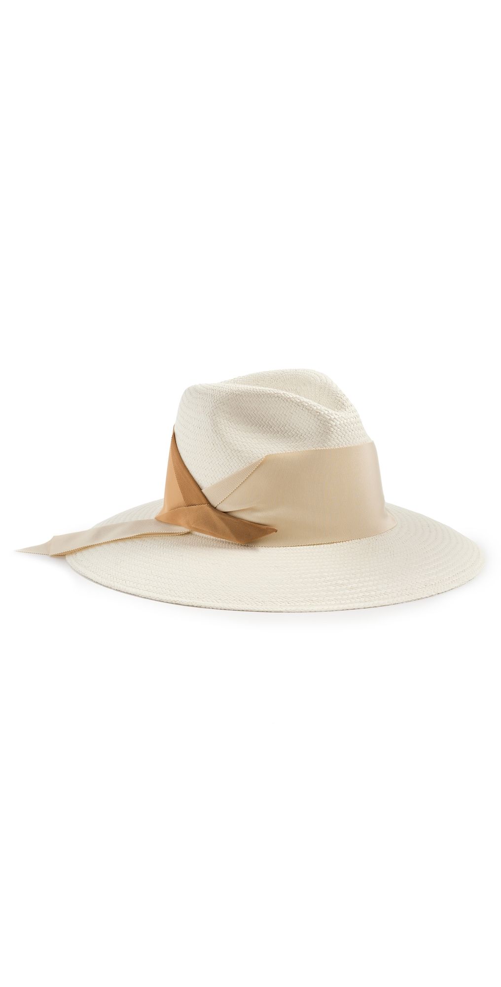 Freya Gardenia Straw Hat White - Bone/Caramel L