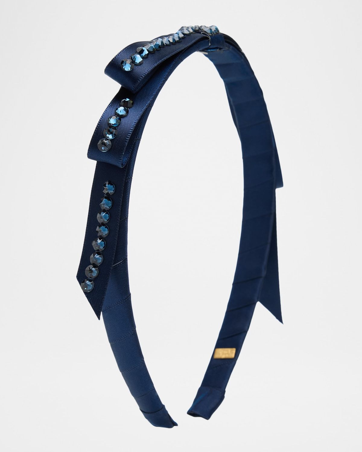 Girl & apos;s Thin Satin Bow Headband