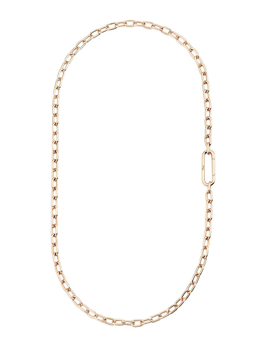 Women's Iconica 18K Rose Gold Chain Necklace - Pink