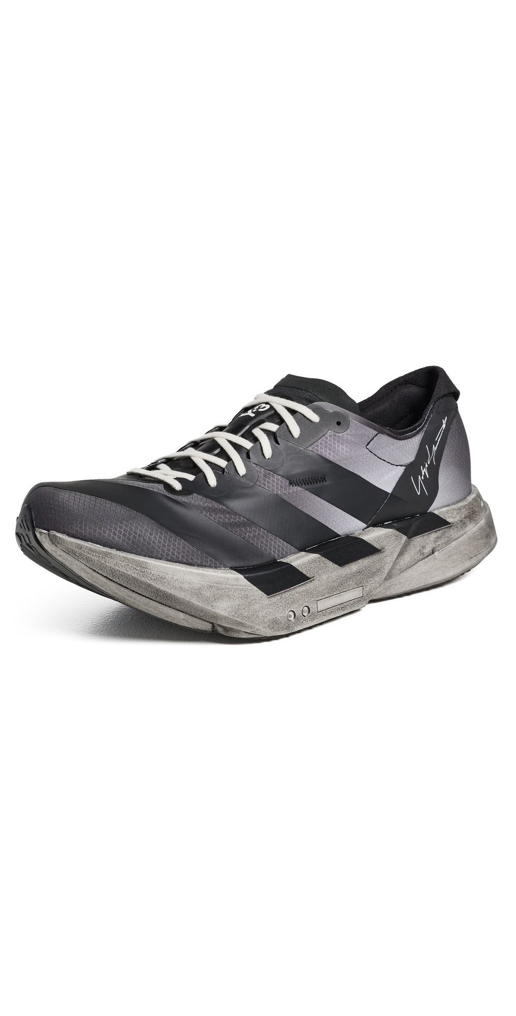 Y-3 Adios Pro 4 Sneakers Black/Owhite/Grefiv 8.5