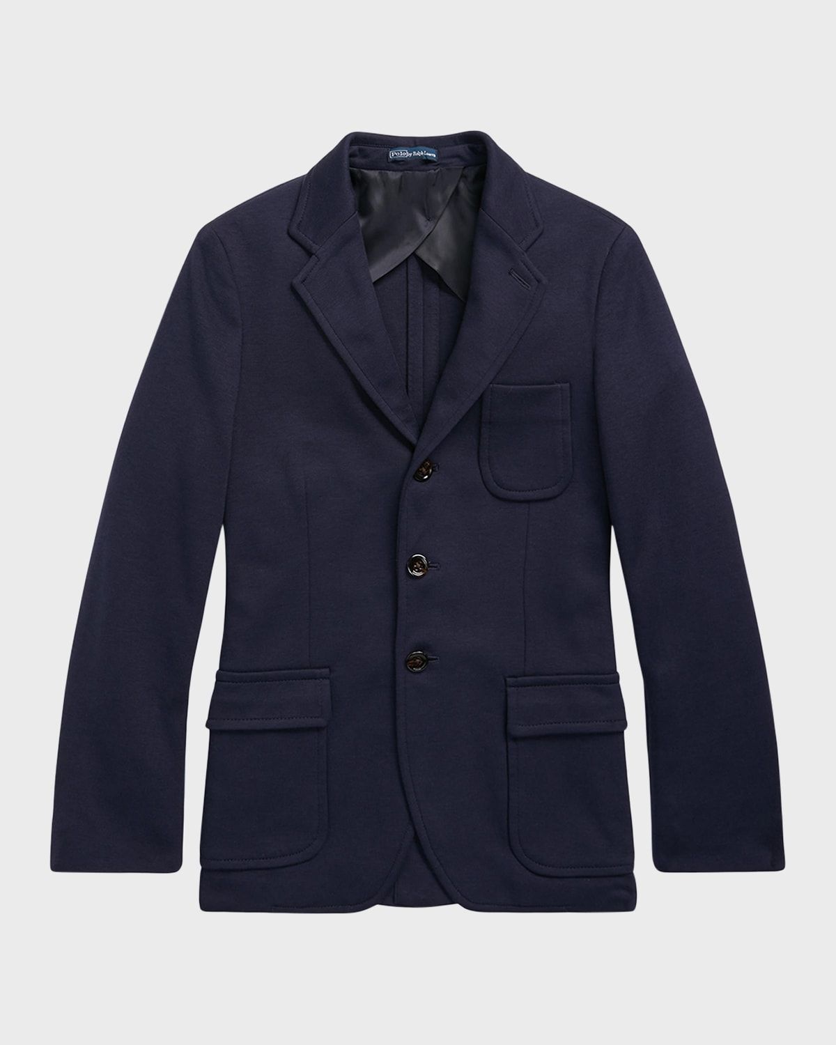 Boy & apos;s Tailored Interlock Sport Coat, Size 8-16