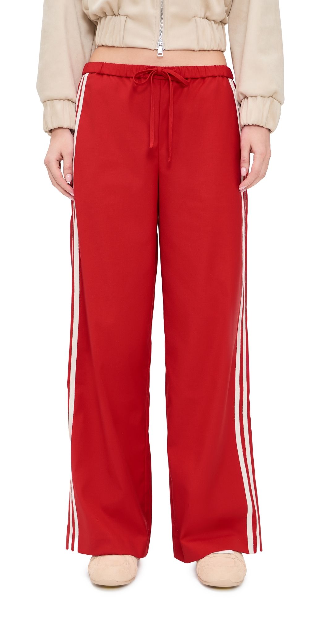Joe's Jeans The Tina Track Pants Cherry Red L
