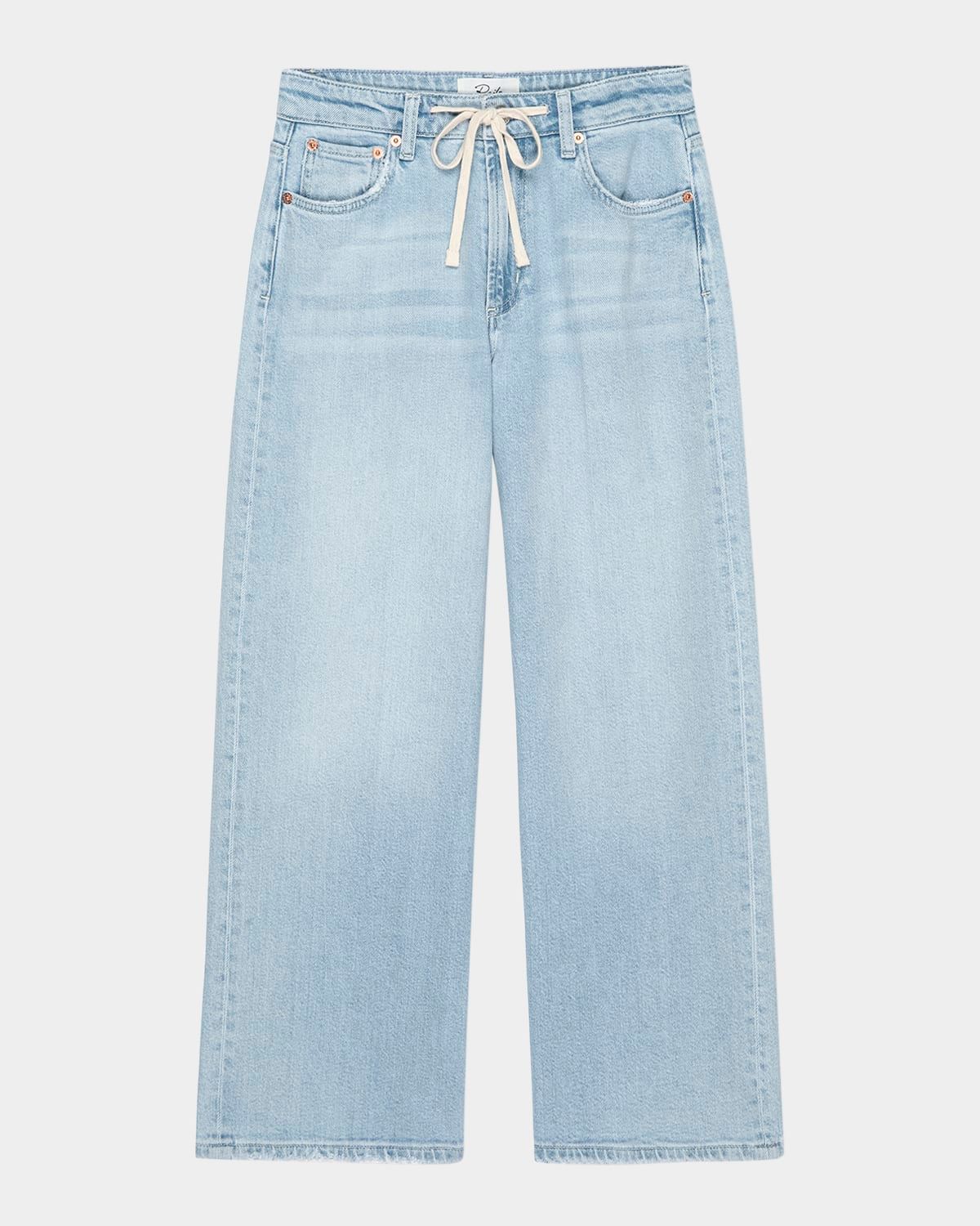 Angeleno Drawstring Wide-Leg Jeans