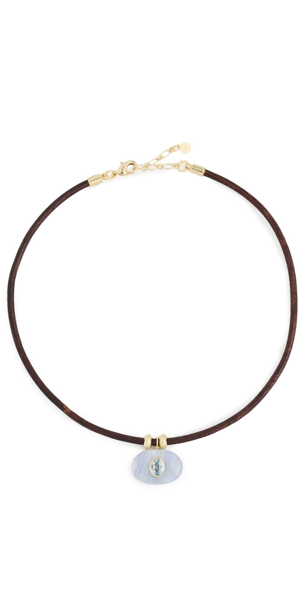 Lacey Ryan Agate Horizontal Treasure Necklace Blue One Size