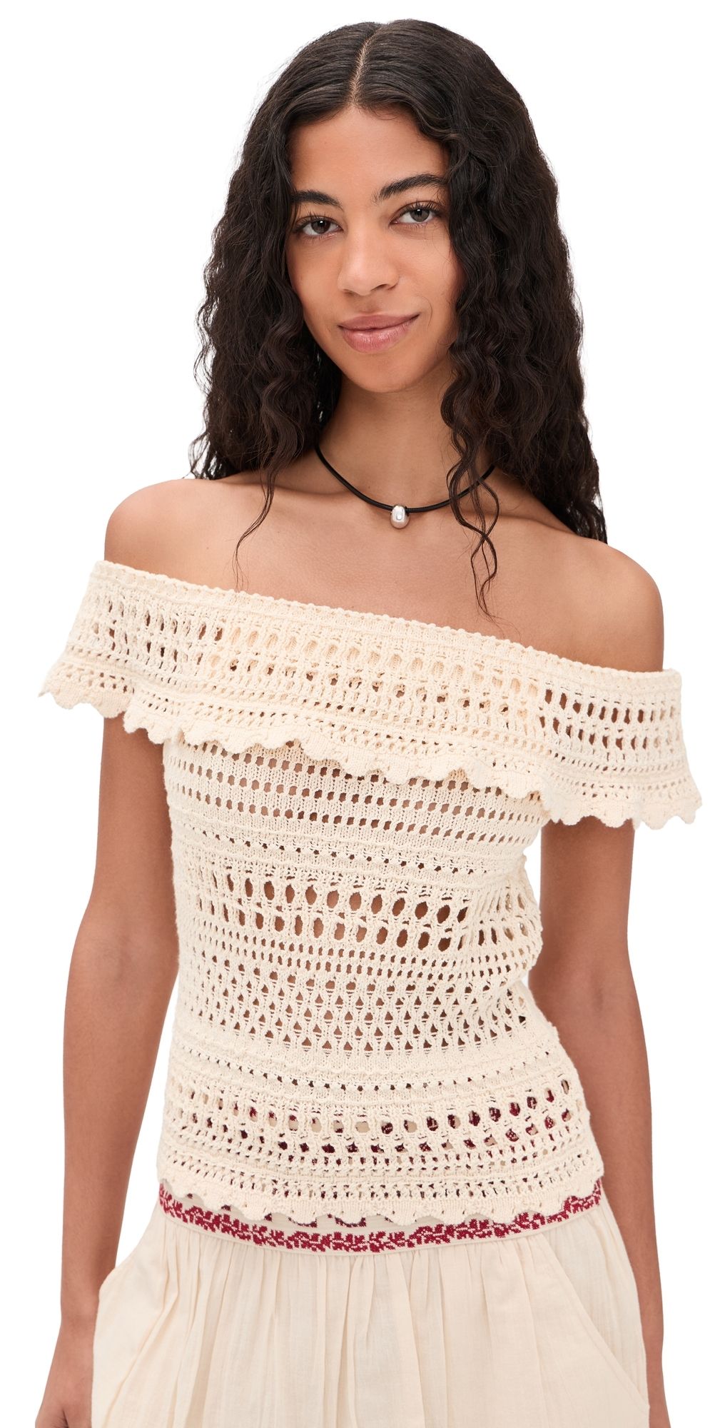 Isabel Marant Étoile Zaelle Top Ecru 36