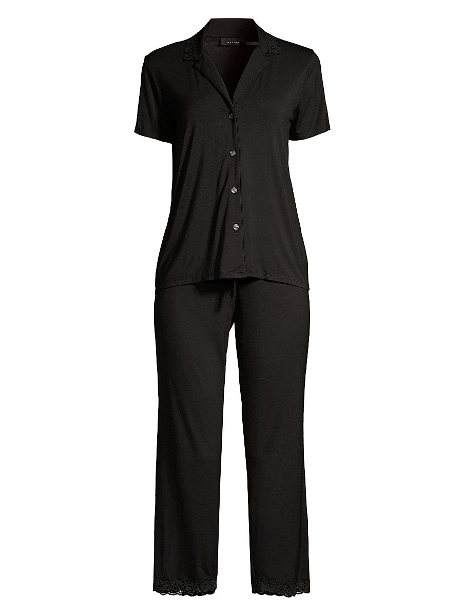 Women's Feathers Essentials Pajama Set - Black - Size XL