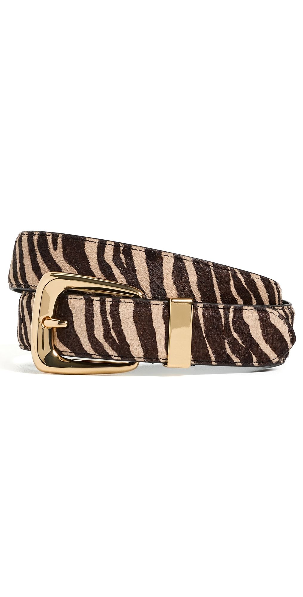 Veronica Beard Ziger Arch Belt Tan Multi XL