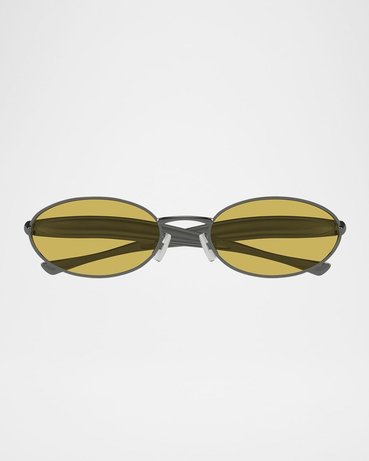 Sardine Logo Engraved Metal Sunglasses