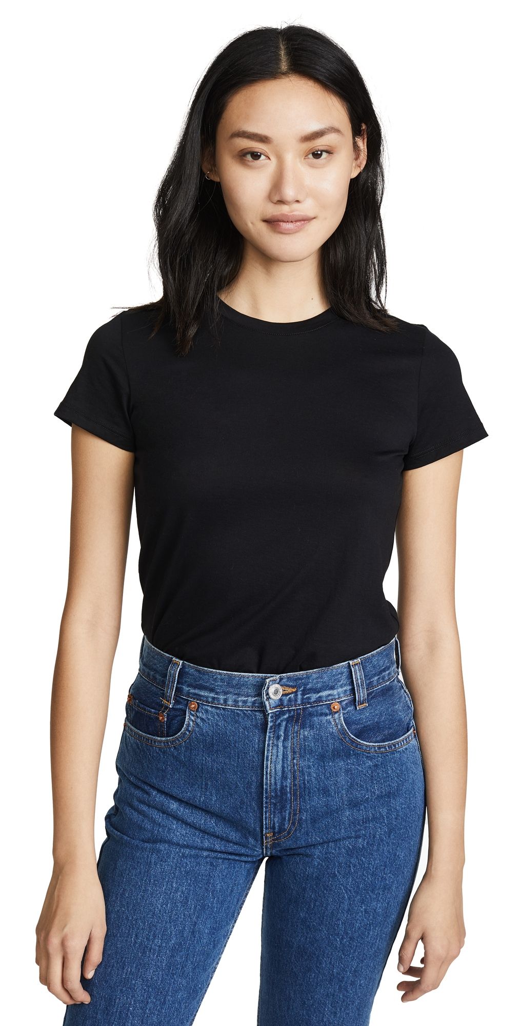 Vince Essential Crew Tee Optic White XXS