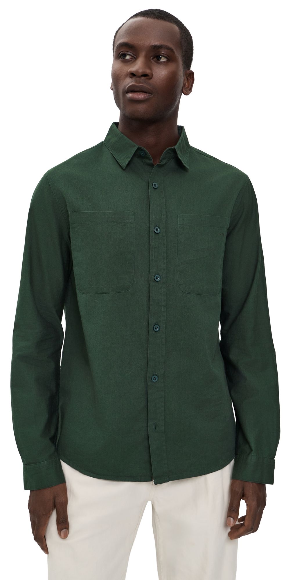 McTavish Original Long Sleeve Shirt Dark Green L