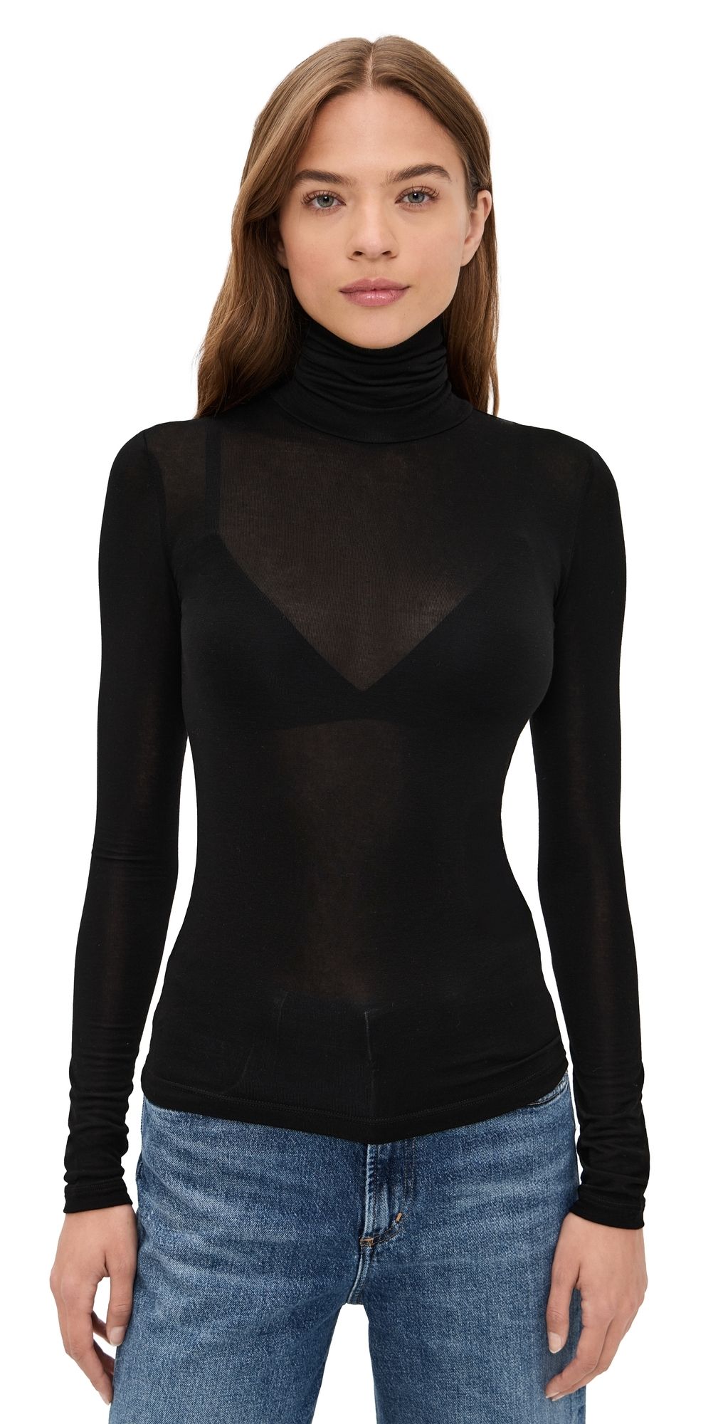 AGOLDE Pascale Turtleneck Navy XL