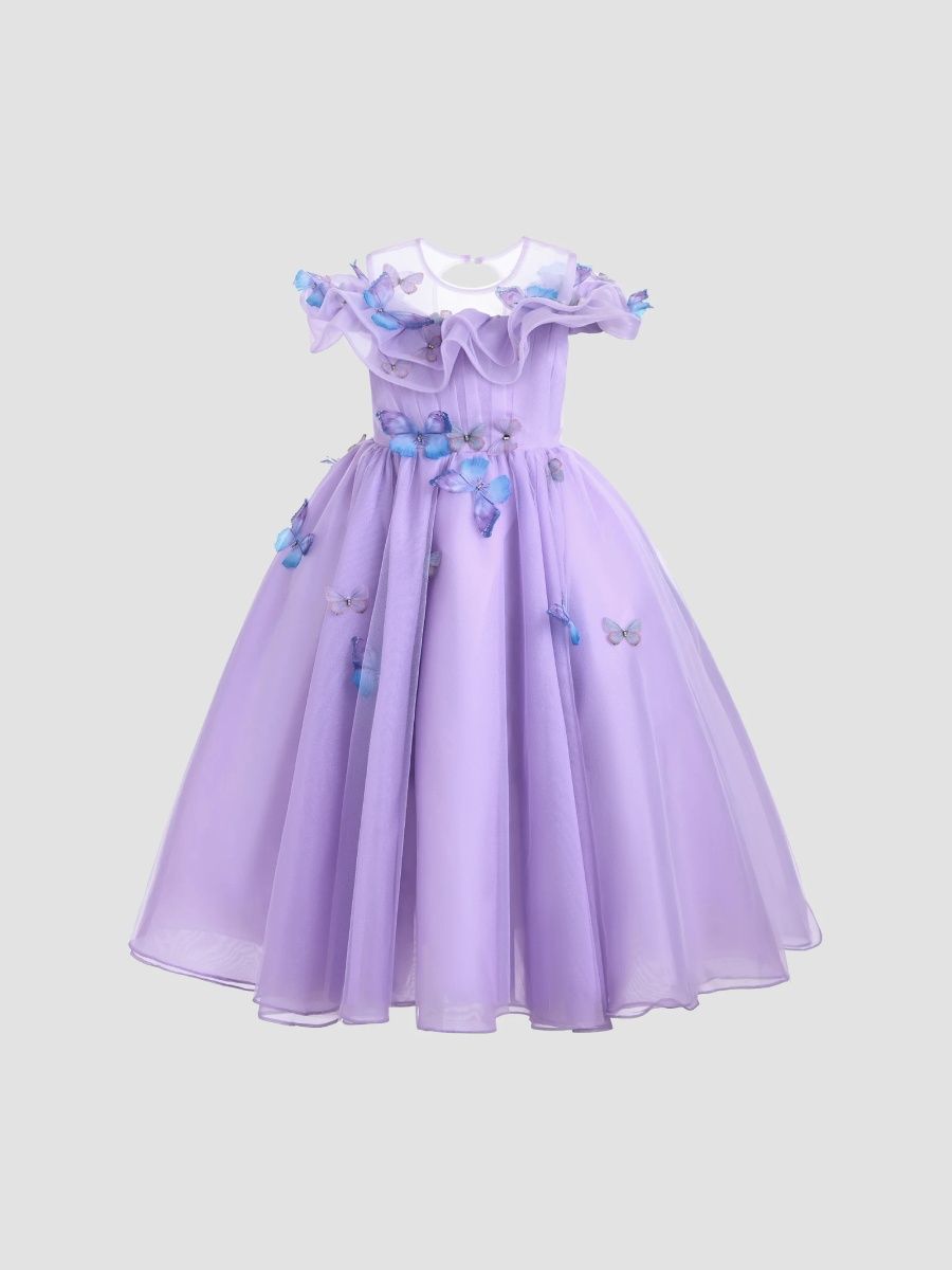 Tulleen Girl's Little Girl's & Girl's Zelia Dress - Purple - Size 10