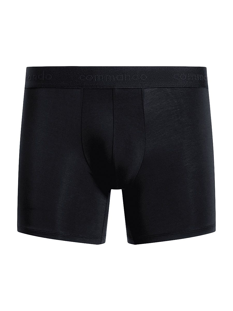 Men's Micro Modal Modern-Fit Boxer Brief - Black - Size XL