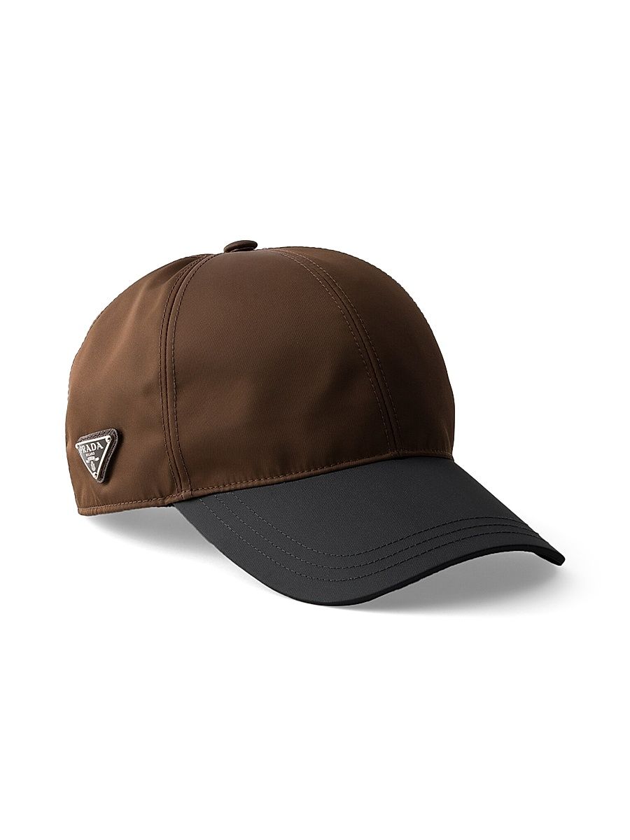 Men's Two-Tone Re-Nylon Baseball Cap - Brown - Size XXL