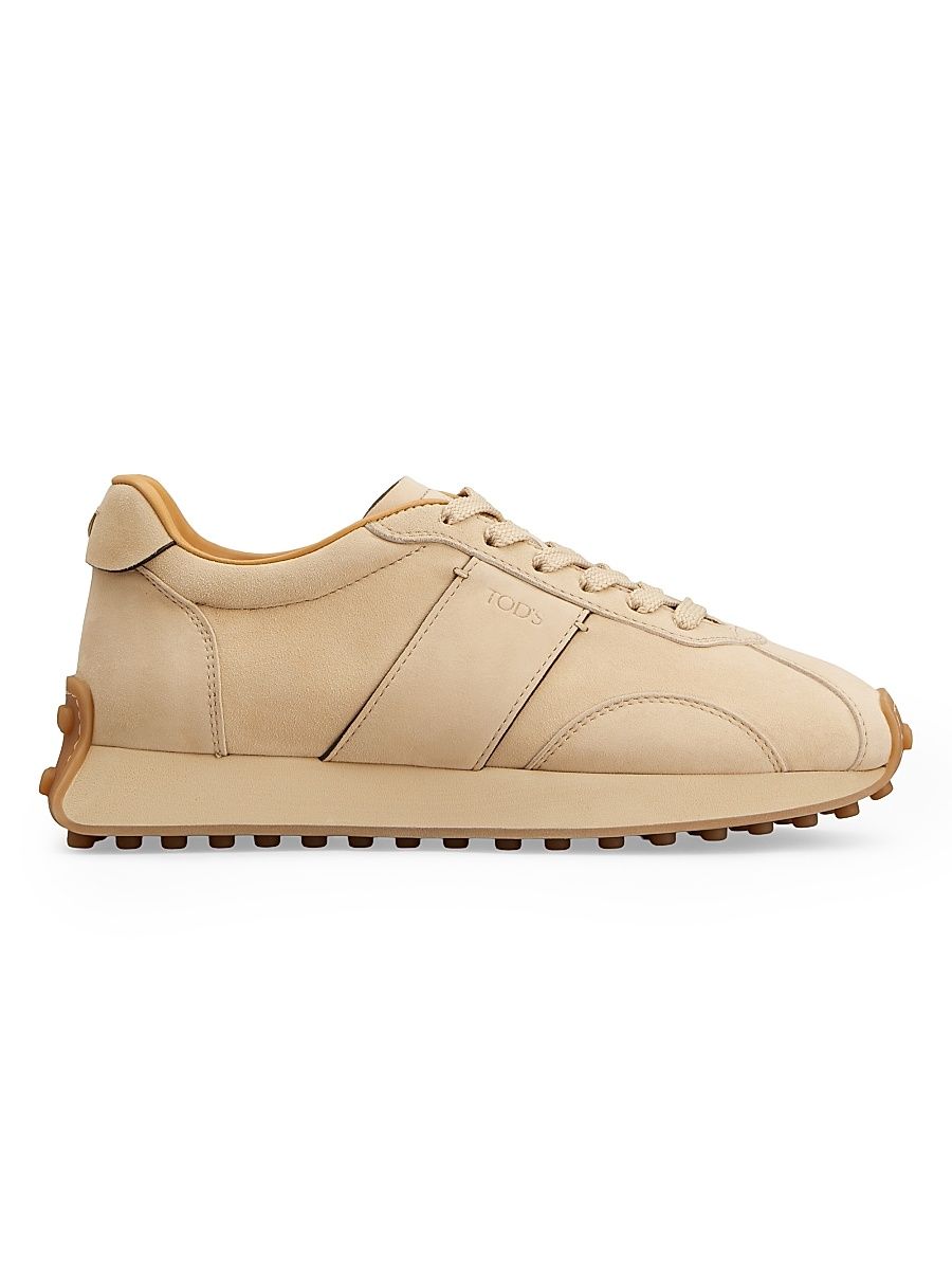 Women's Sportivo Suede Low-Top Sneakers - Naturale - Size 11