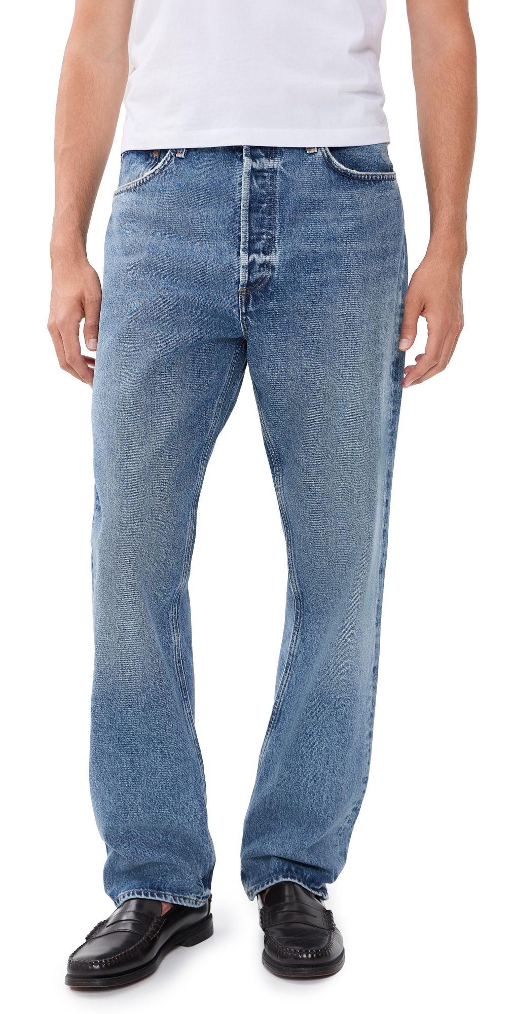 AGOLDE 90s Relaxed Straight Leg Jeans 32 Friction 33