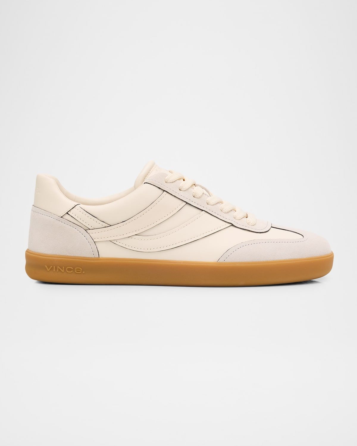 Men & apos;s Oasis Contrast-Edge Leather & Suede Low-Top Sneakers