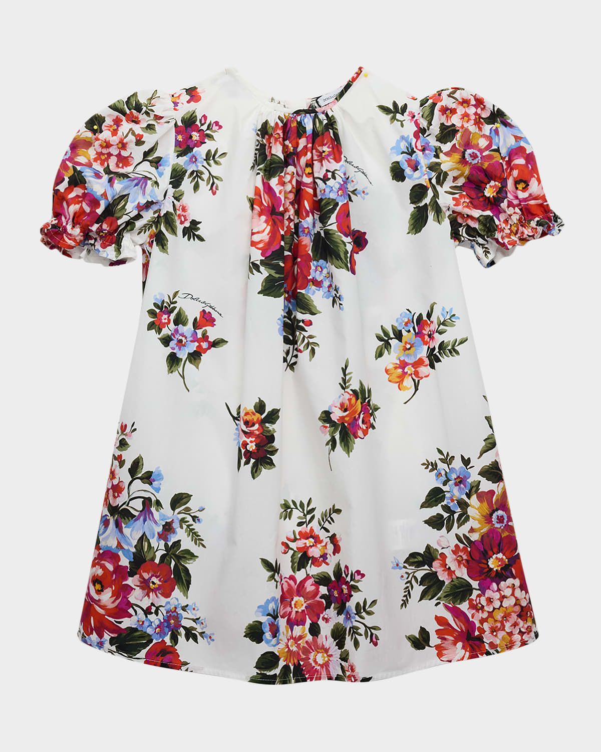 Girl & apos;s Floral-Print Cotton Dress, Size 2-6