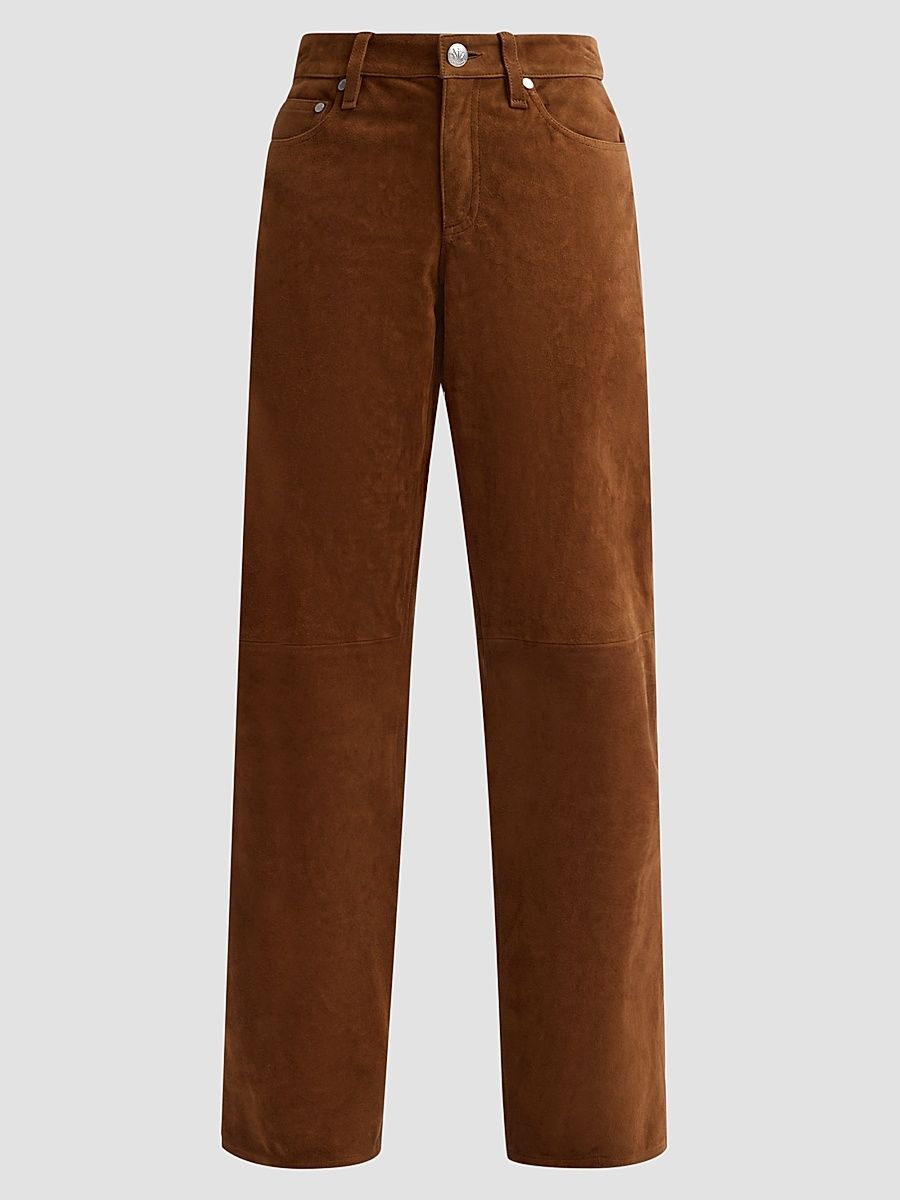 Women's Saige Suede Pants - Brown - Size 30