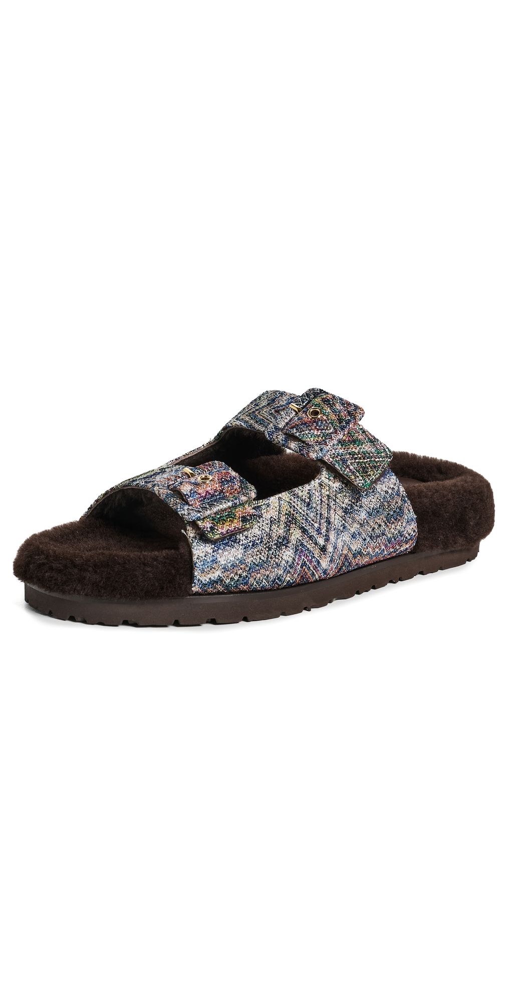 Missoni Claire Sandals Stereo Flame Evening/Dk Brown 40