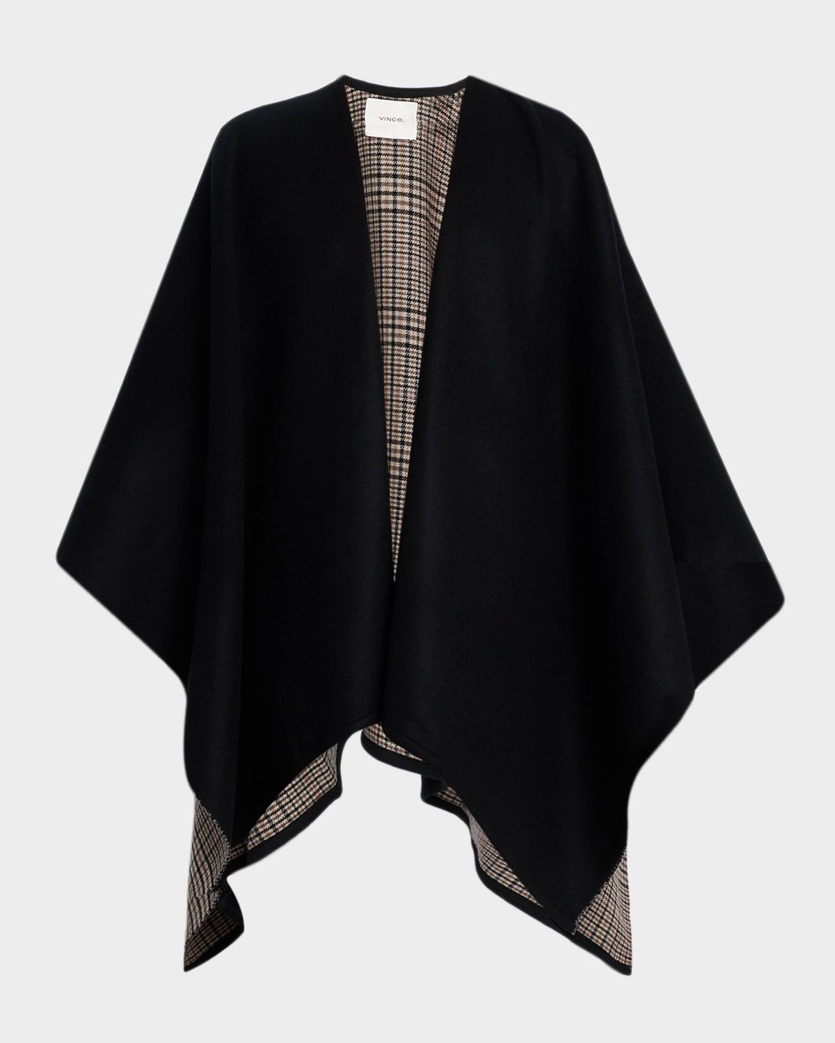 Double-Faced Wool & Cashmere Cape